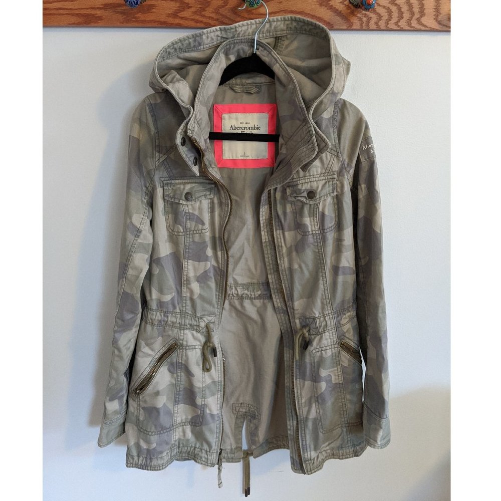 Abercrombie camo utility jacket